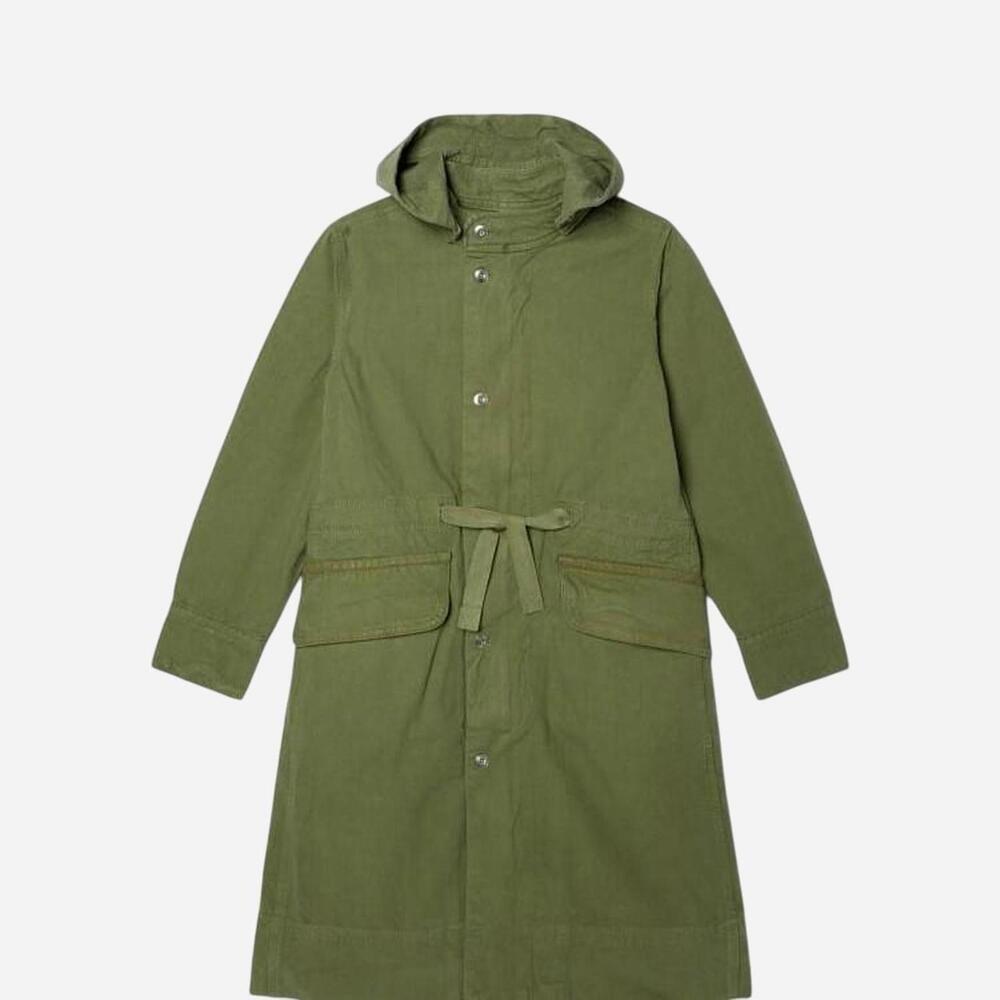 Everlane Olive Green Hooded Utility Coat